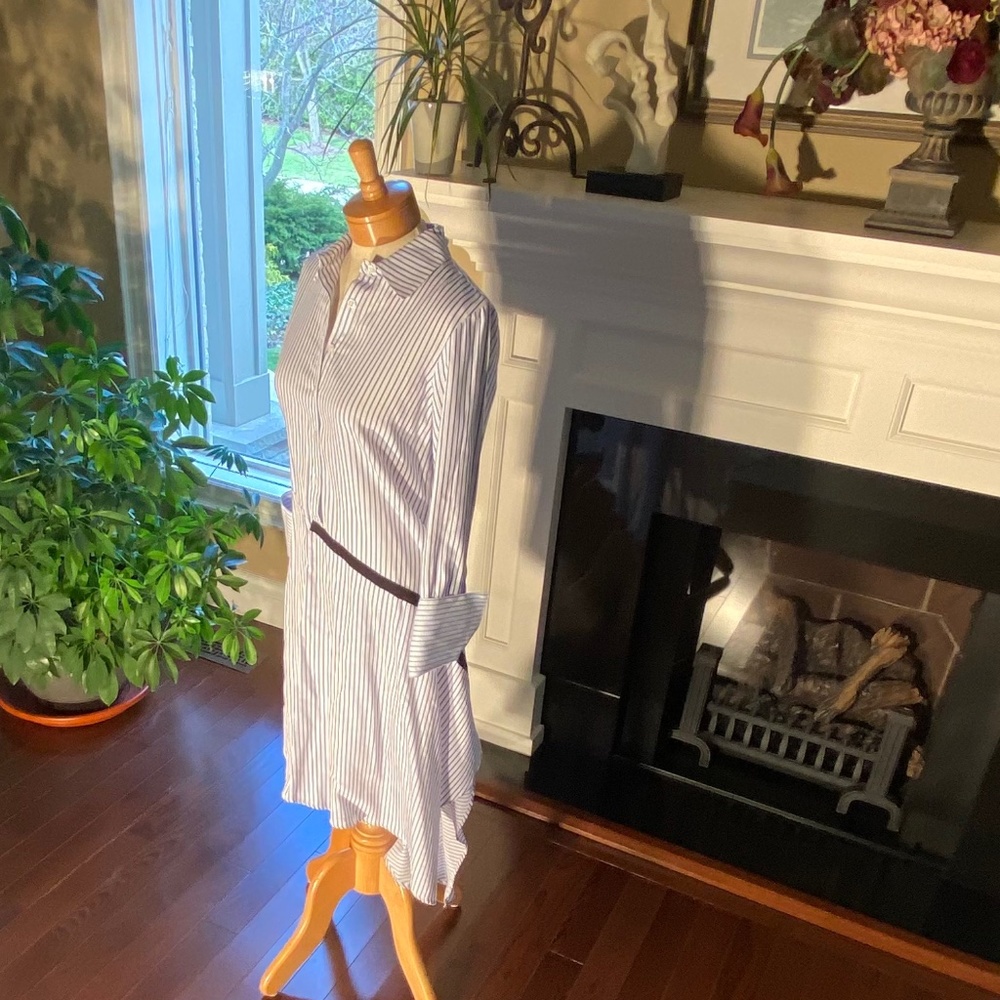 Marques’Almeida ASYMMETRIC STRIPE DRESS - Picture 5 of 14